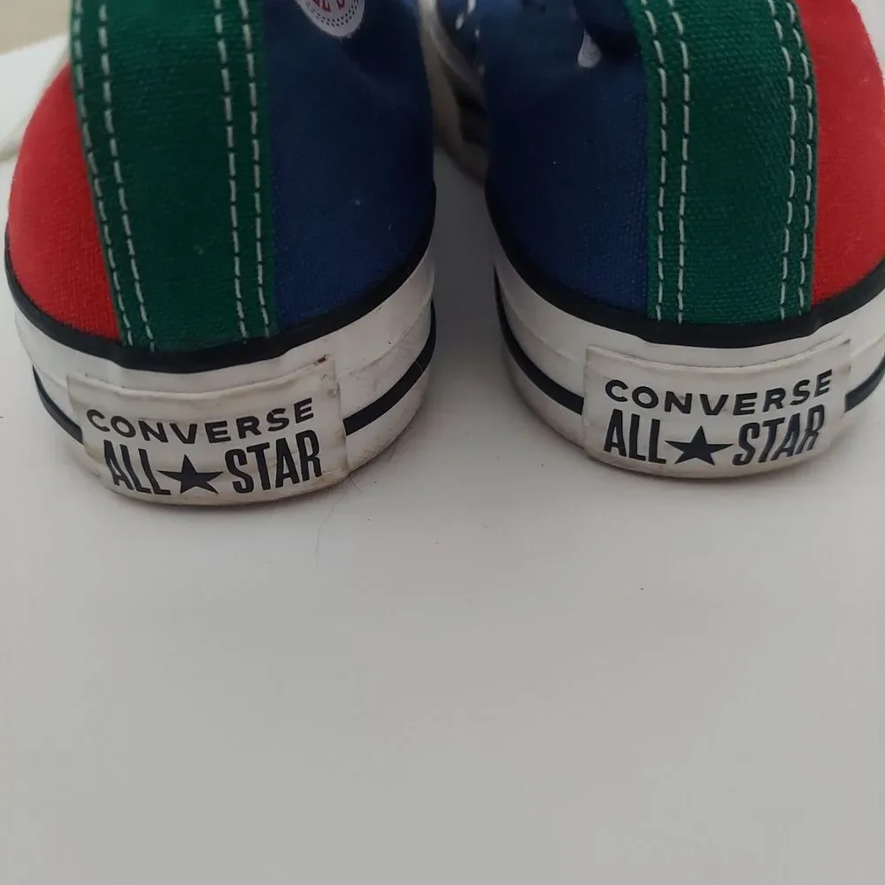 Converse Chuck Taylor Color Block Hi Top Sneakers Women's 7 Men's 5
